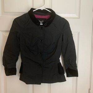 Authentic Dolce & Gabbana peplum velour blazer